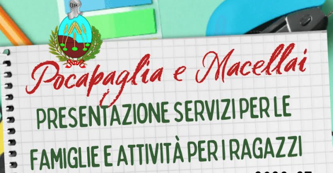 Attività per ragazzi e famiglie 2026-27 Pocapaglia e Macellai